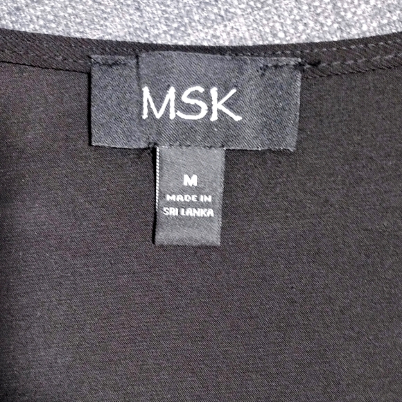 MSK *Bling* Black Cocktail Dress *size* M - Picture 9 of 12
